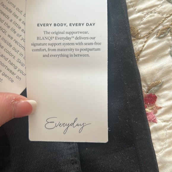 NWT⭐️BLANQI High Waist Everyday MATERNITY🖤Black Pregnancy LEGGINGS💕Small - Picture 8 of 13